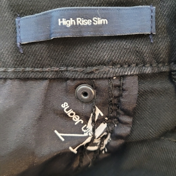 Calvin Klein Women's Black High Rise Slim Leg Jeans - Size 30 - Picture 12 of 14